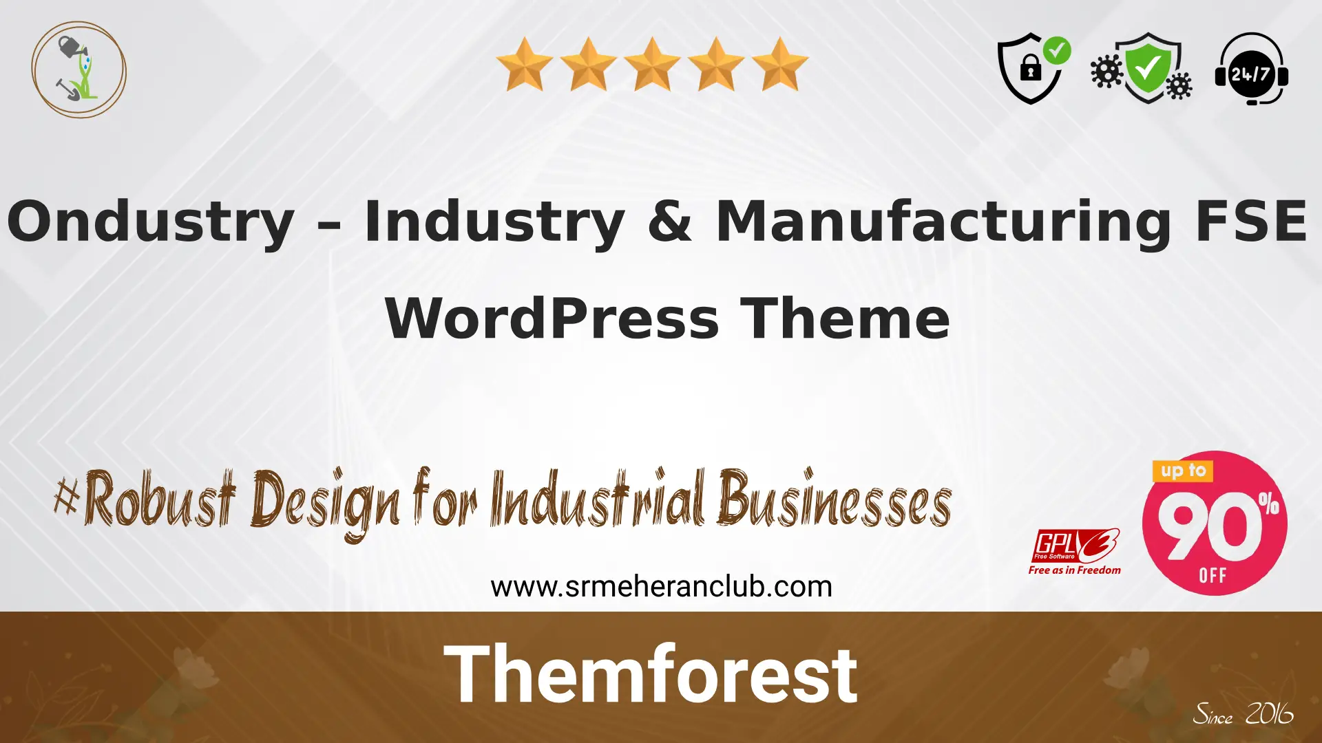 Ondustry – Industry & Manufacturing FSE WordPress Theme