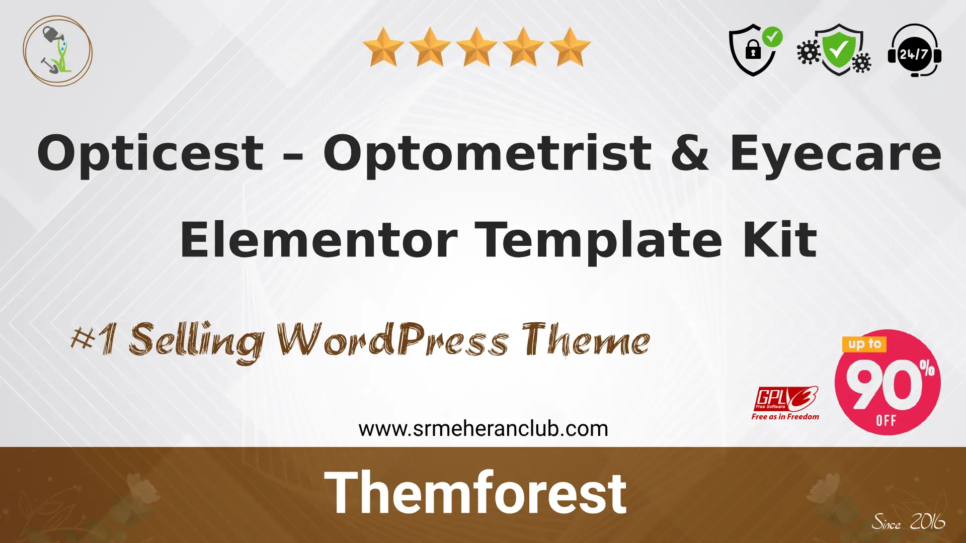 Opticest – Optometrist & Eyecare Elementor Template Kit