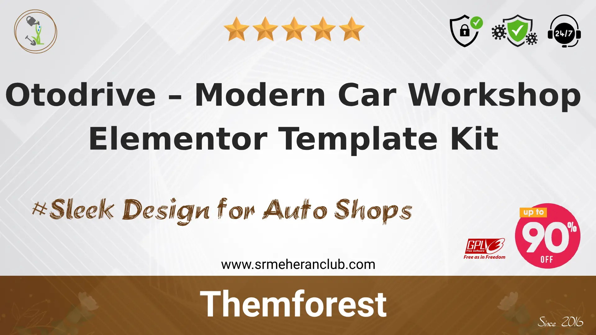 Otodrive – Modern Car Workshop Elementor Template Kit