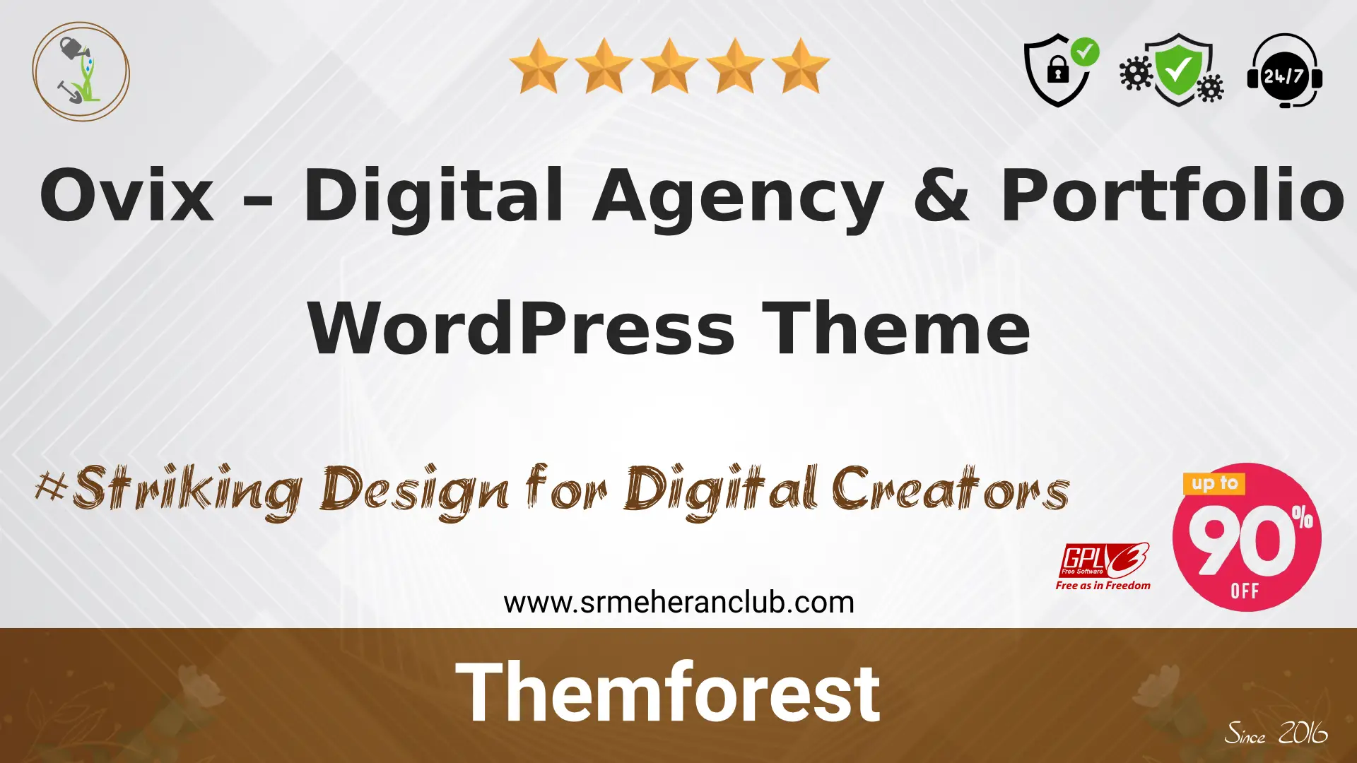 Ovix – Digital Agency & Portfolio WordPress Theme