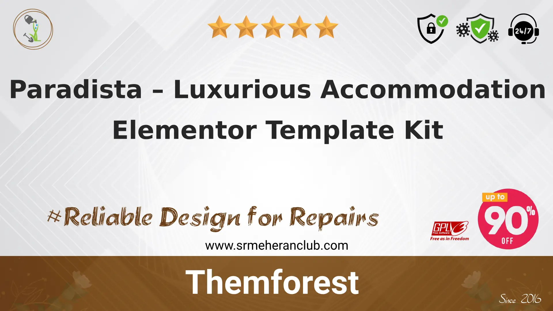 Paradista – Luxurious Accommodation Elementor Template Kit