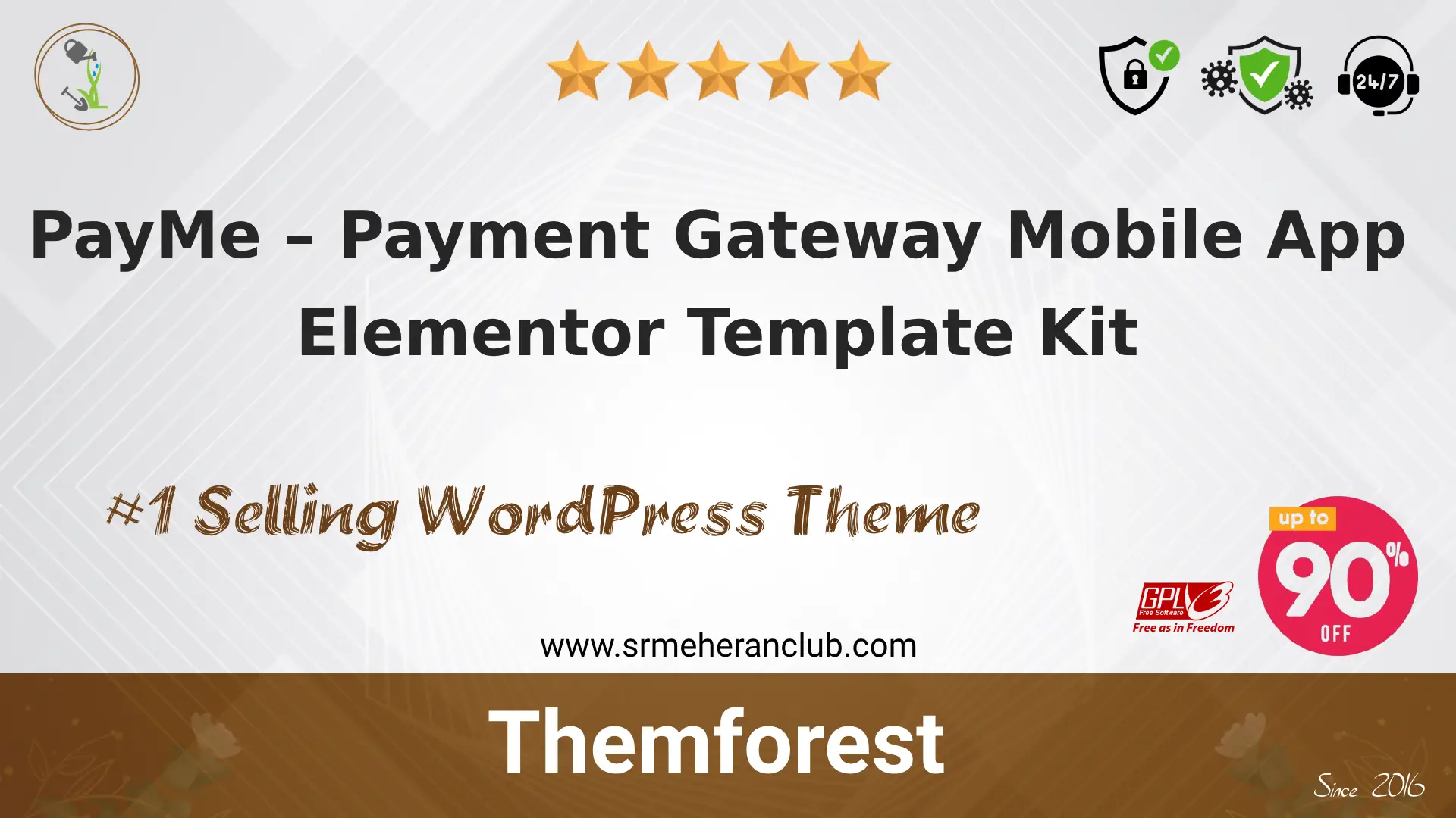 PayMe – Payment Gateway Mobile App Elementor Template Kit