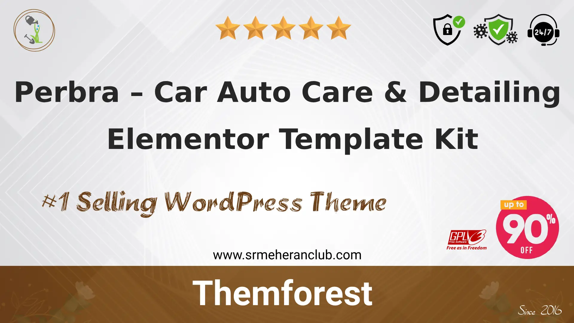 Perbra – Car Auto Care & Detailing Elementor Template Kit
