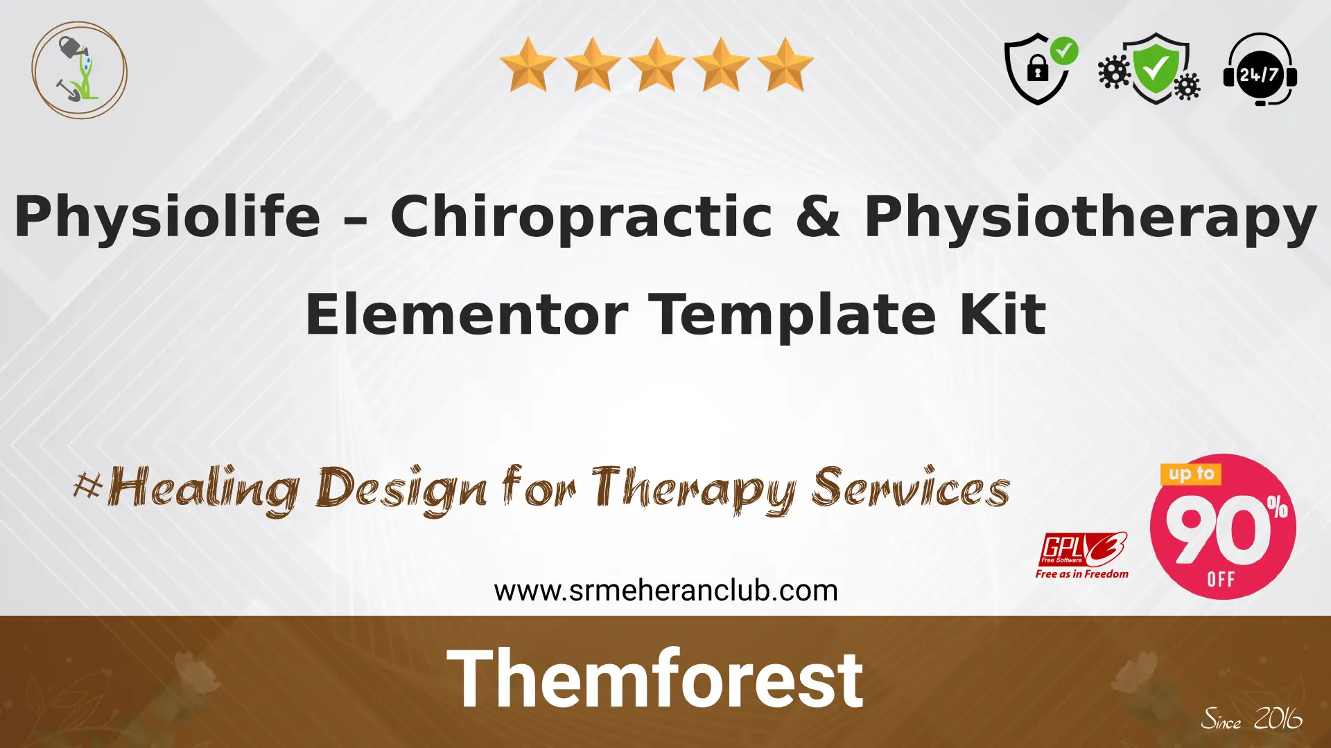 Physiolife – Chiropractic & Physiotherapy Elementor Template Kit