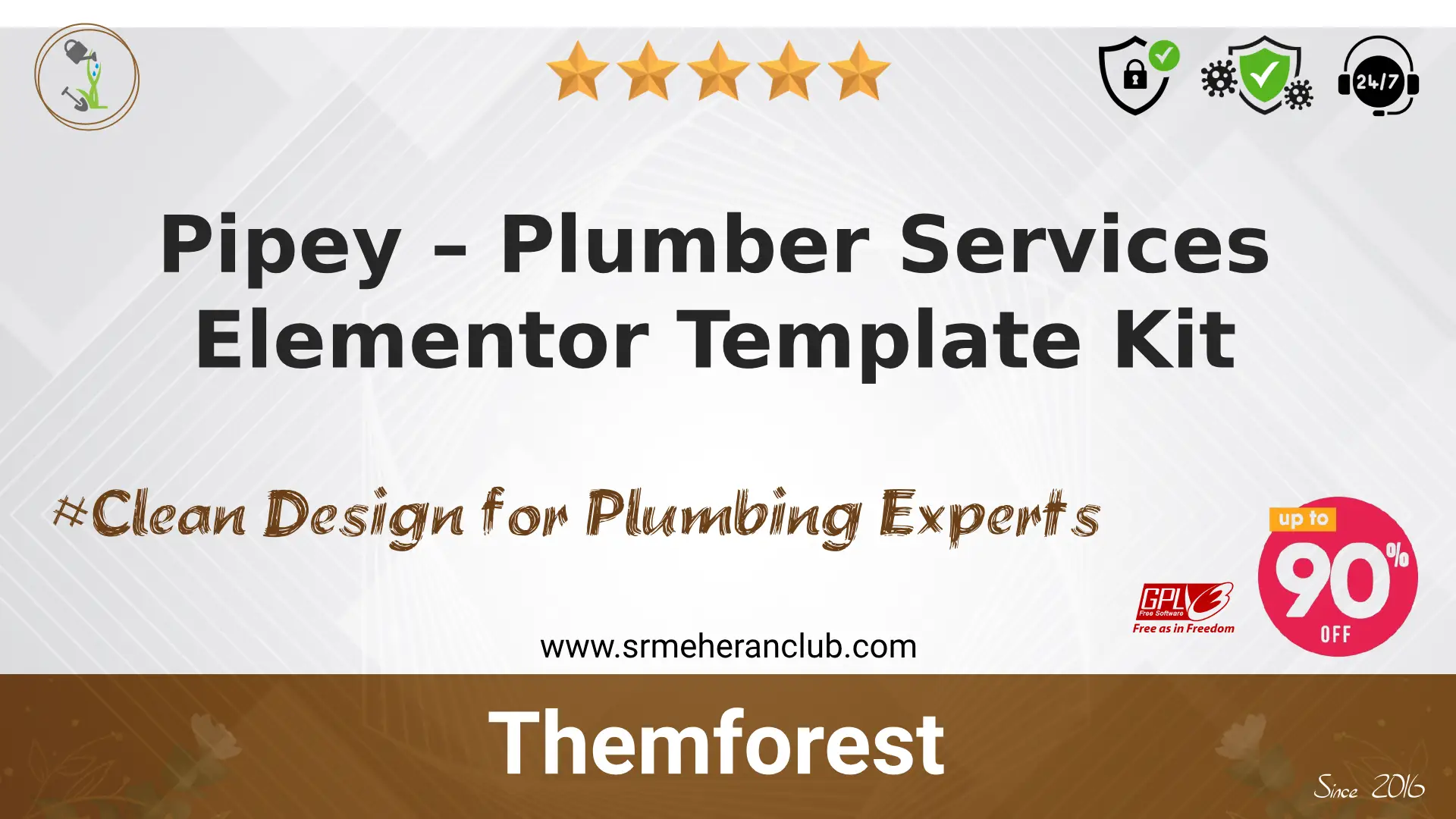 Pipey – Plumber Services Elementor Template Kit — Elementor Kit by Themeforest