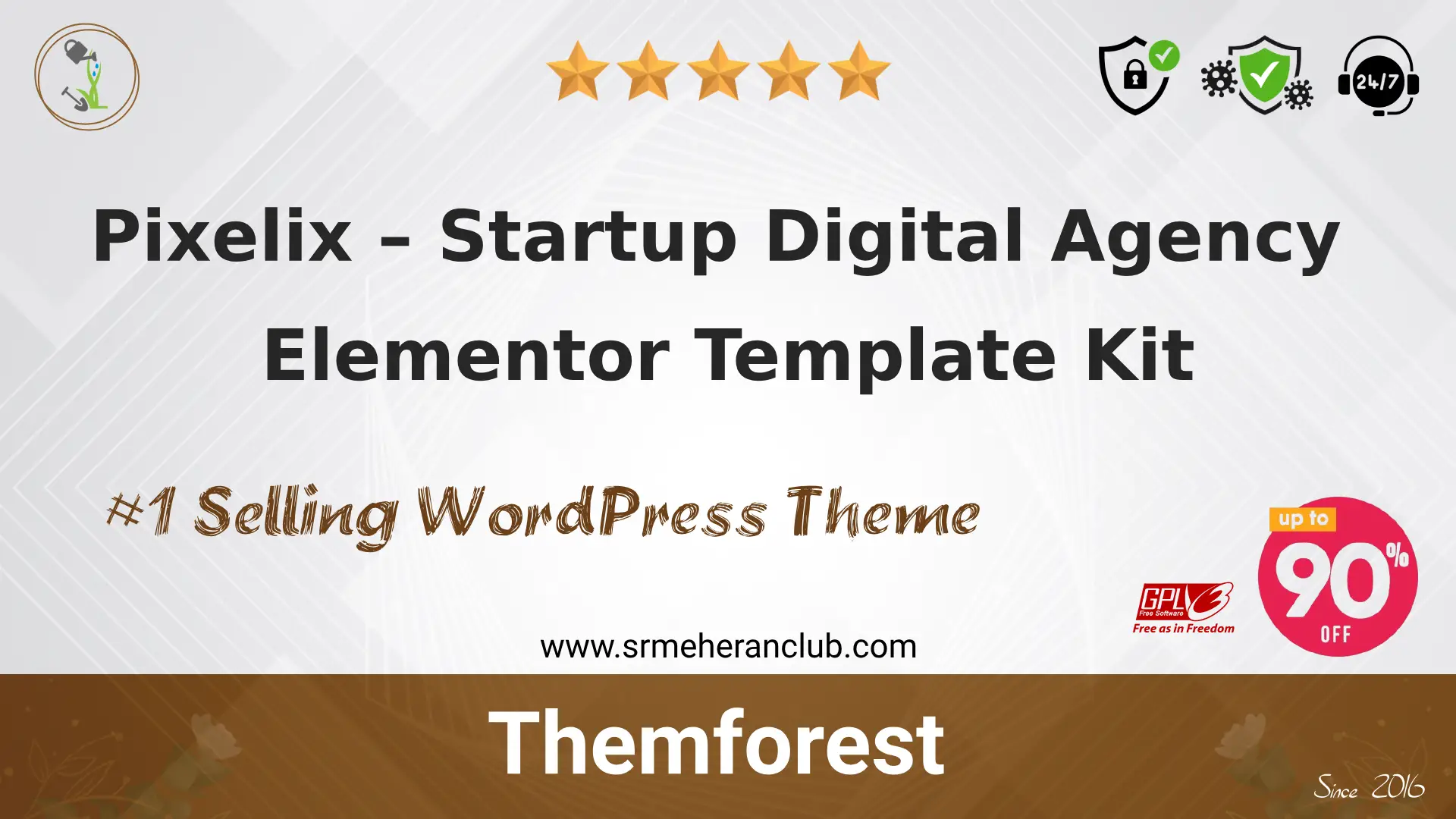 Pixelix – Startup Digital Agency Elementor Template Kit