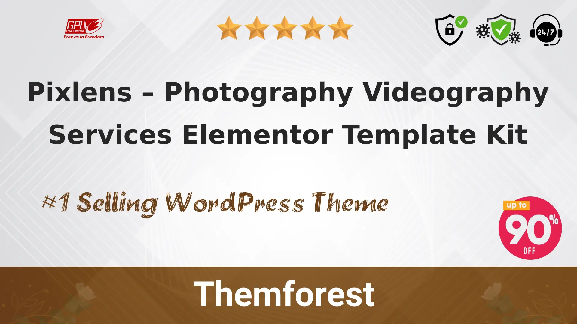 Pixlens – Photography Videography Services Elementor Template Kit
