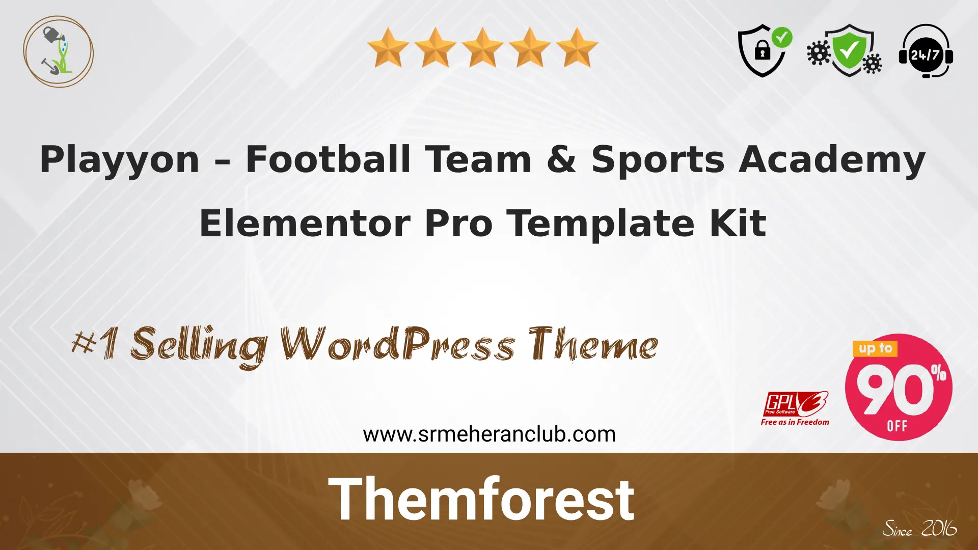 Playyon – Football Team & Sports Academy Elementor Pro Template Kit — Elementor Kit by Themeforest