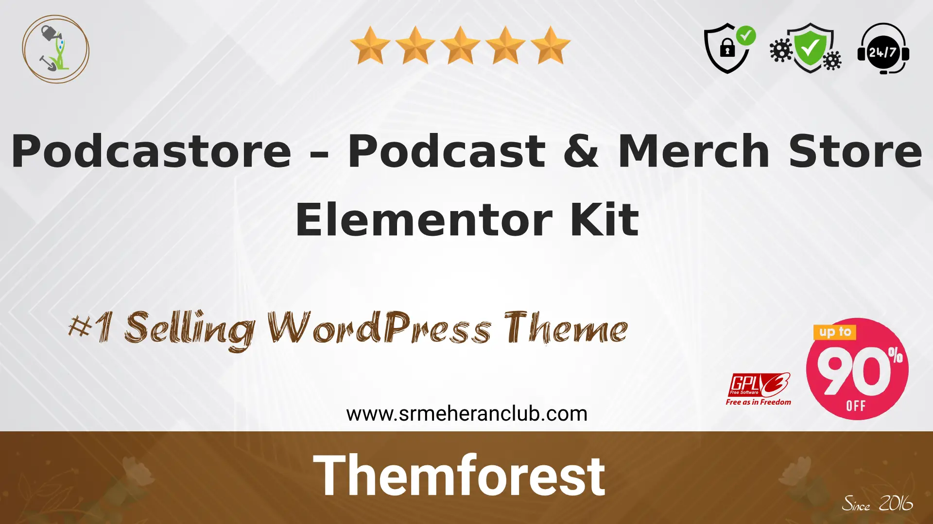 Podcastore – Podcast & Merch Store Elementor Kit