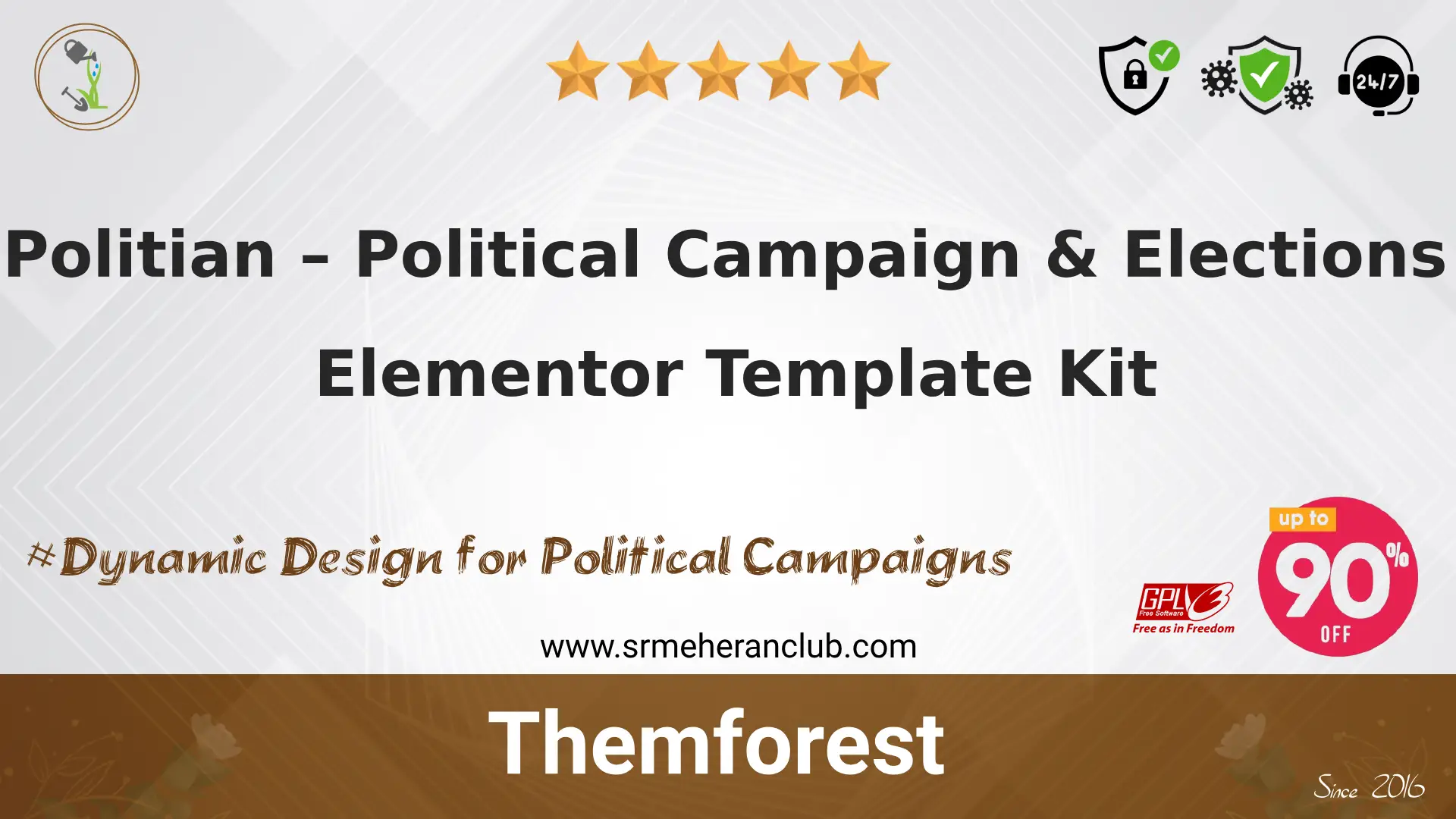 Politian – Political Campaign & Elections Elementor Template Kit — Elementor Kit by Themeforest