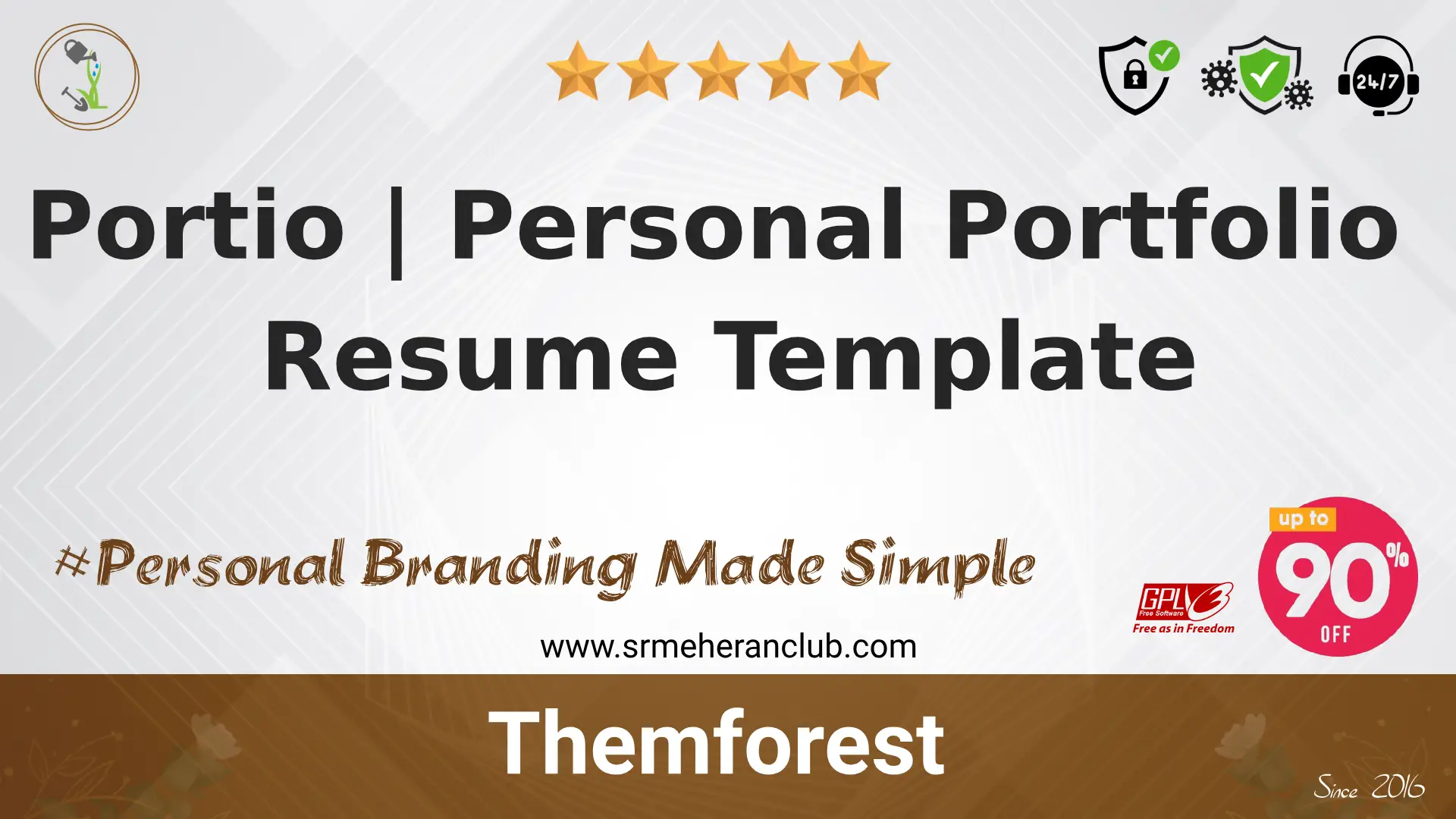 Portio | Personal Portfolio Resume Template
