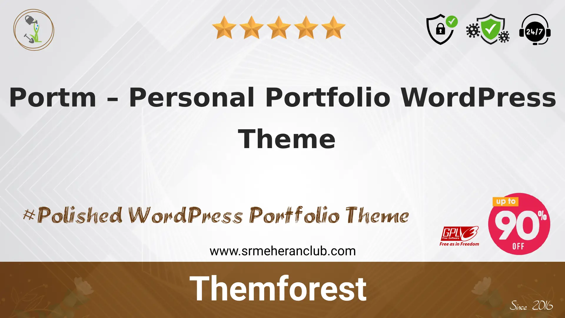 Portm – Personal Portfolio WordPress Theme — Theme by Themeforest
