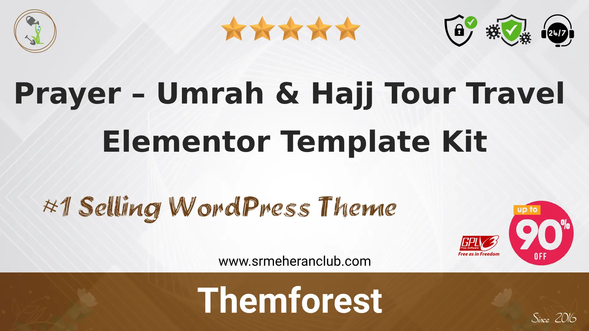 Prayer – Umrah & Hajj Tour Travel Elementor Template Kit