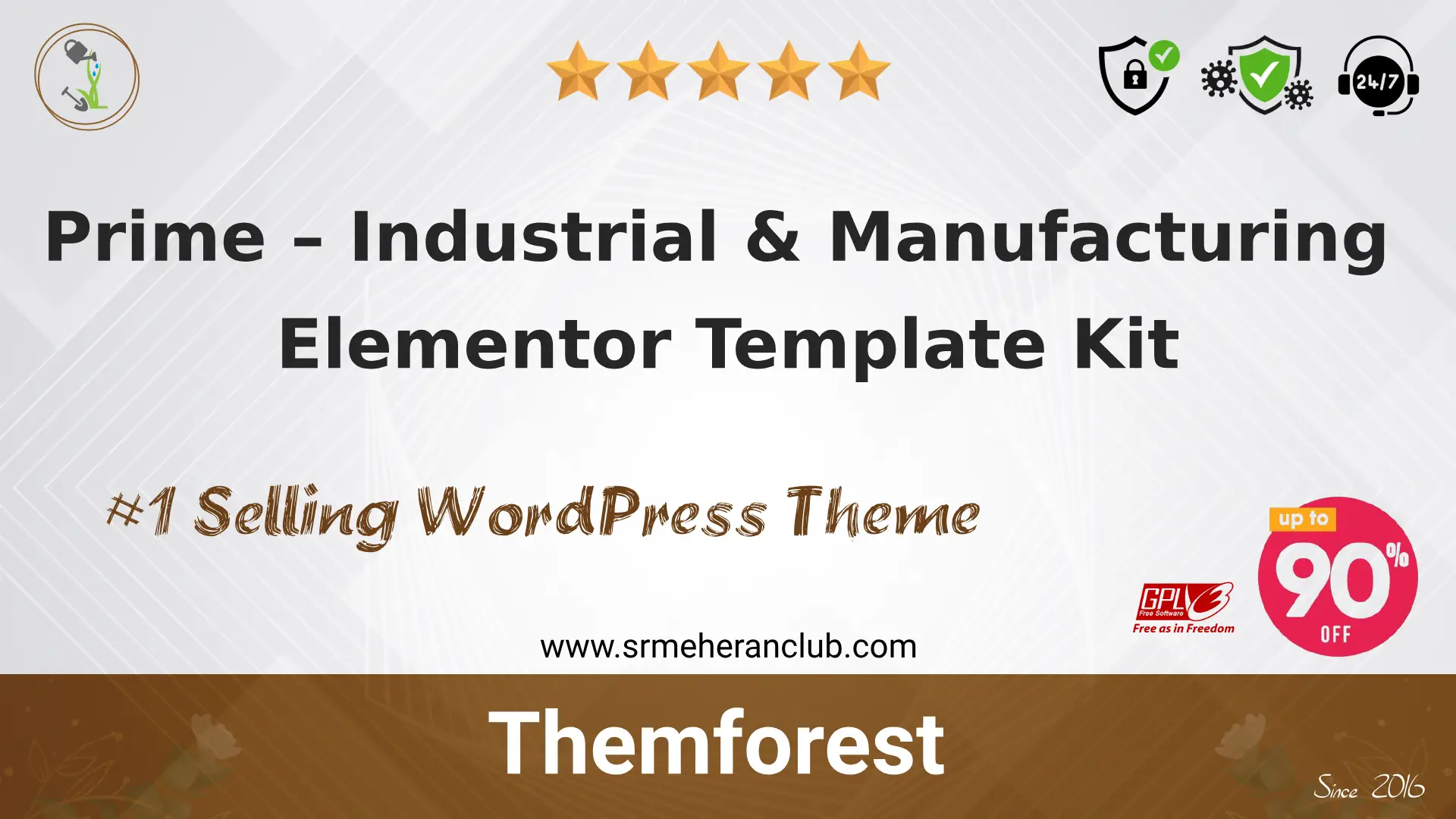 Prime – Industrial & Manufacturing Elementor Template Kit