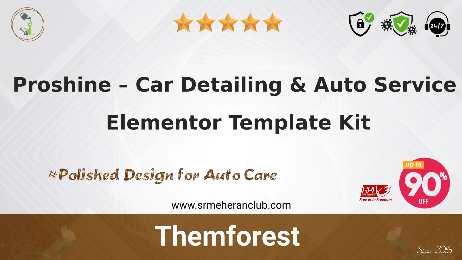 Proshine – Car Detailing & Auto Service Elementor Template Kit
