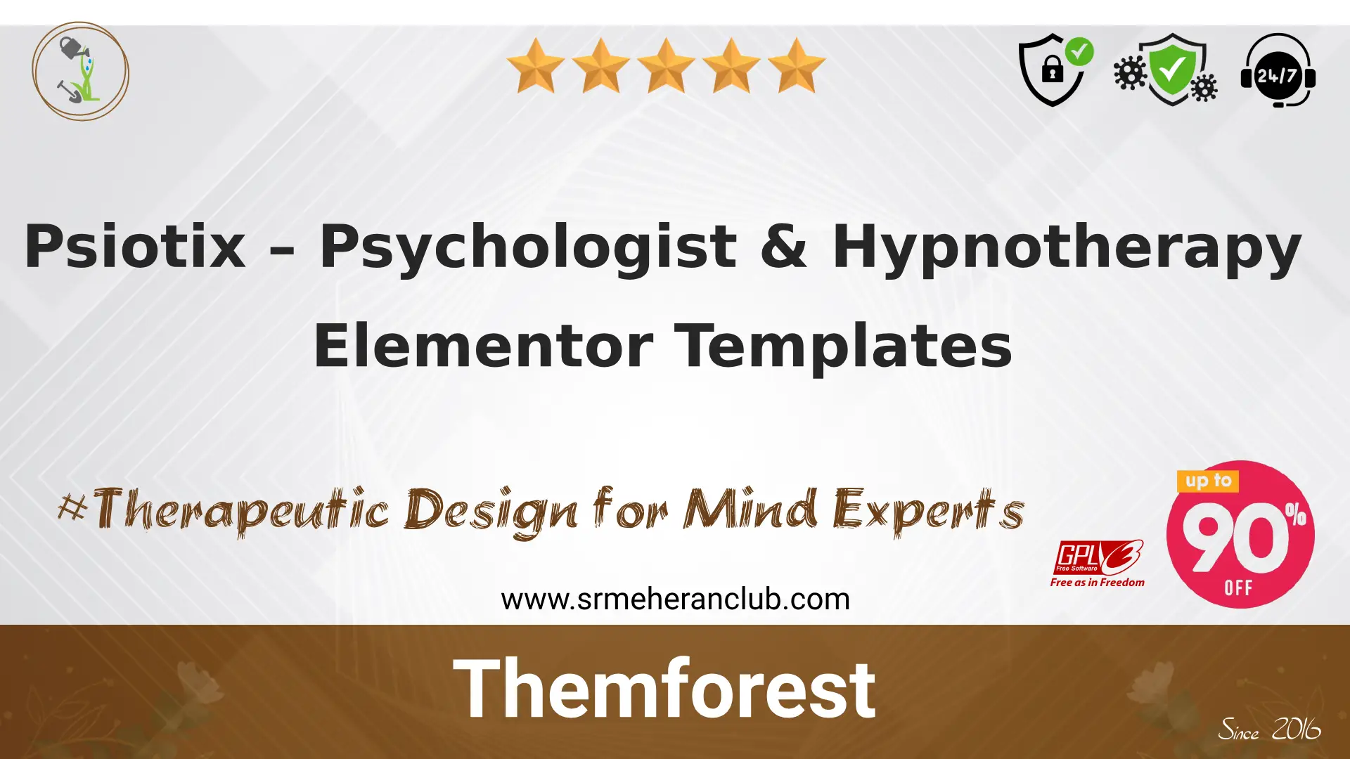 Psiotix – Psychologist & Hypnotherapy Elementor Templates