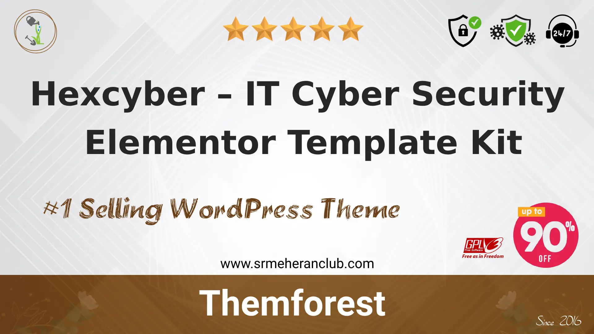 Hexcyber – IT Cyber Security Elementor Template Kit