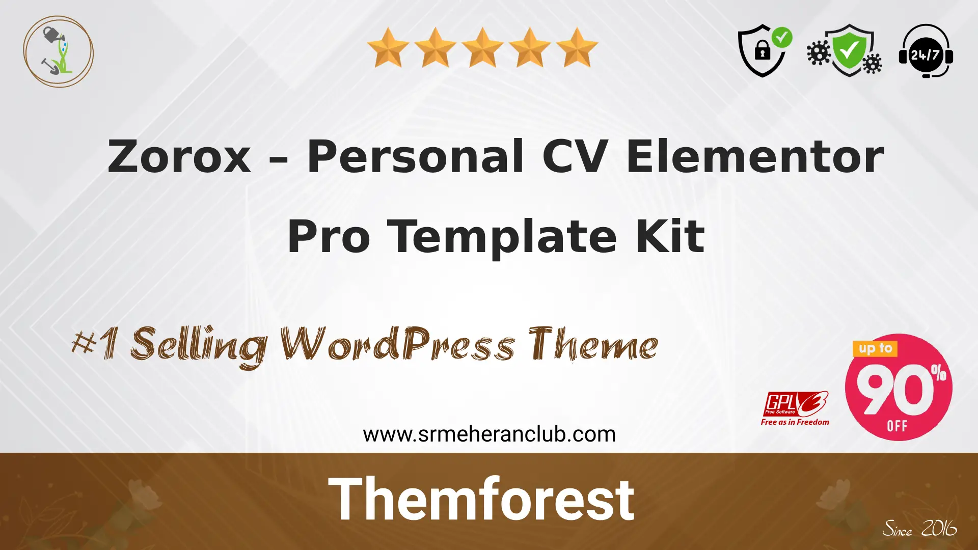 Zorox – Personal CV Elementor Pro Template Kit — Elementor Kit by Themeforest