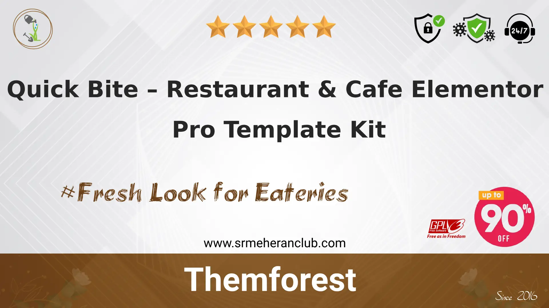Quick Bite – Restaurant & Cafe Elementor Pro Template Kit