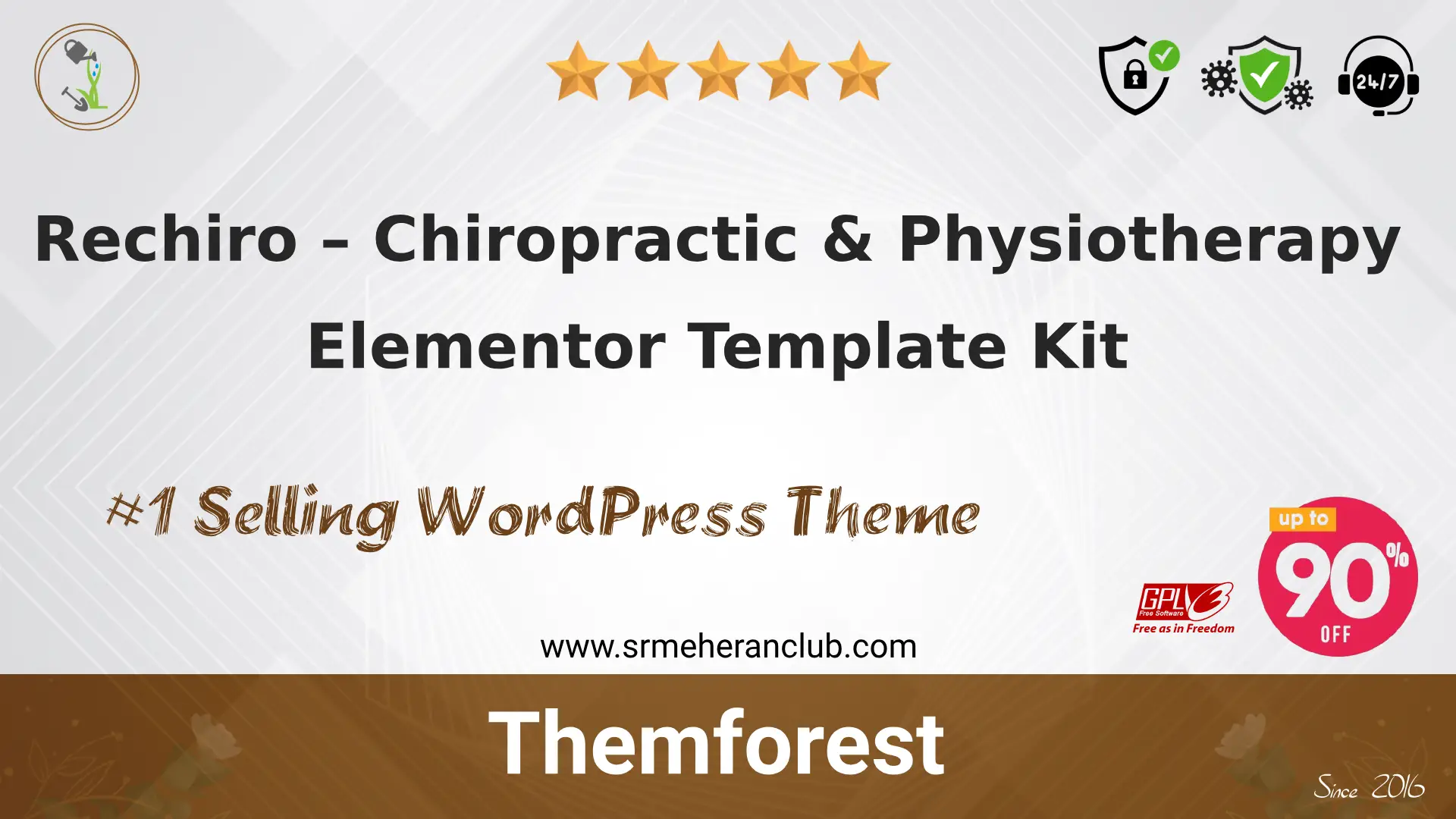 Rechiro – Chiropractic & Physiotherapy Elementor Template Kit