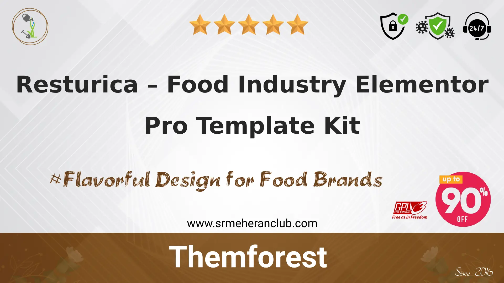 Resturica – Food Industry Elementor Pro Template Kit