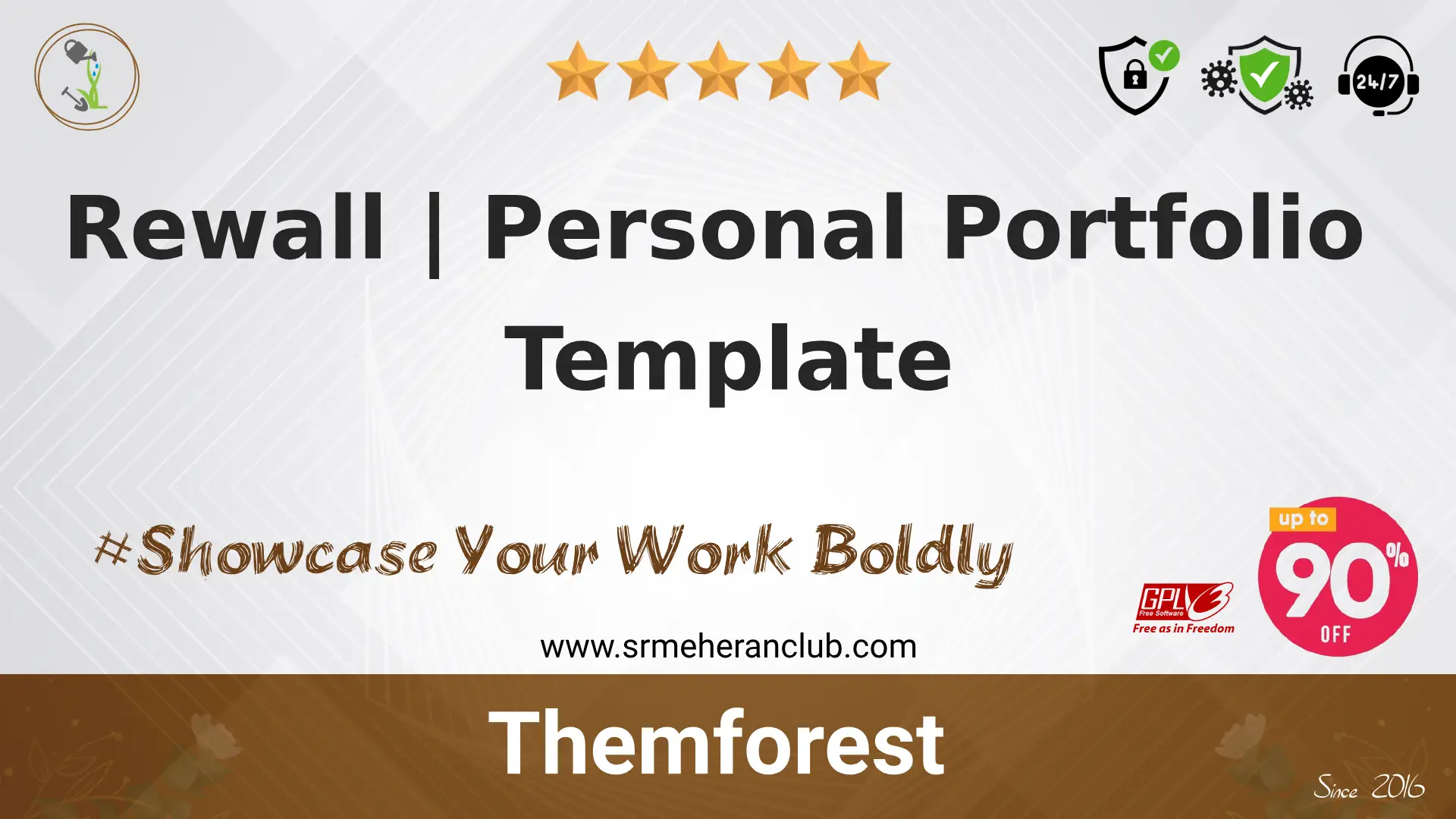 Rewall | Personal Portfolio Template