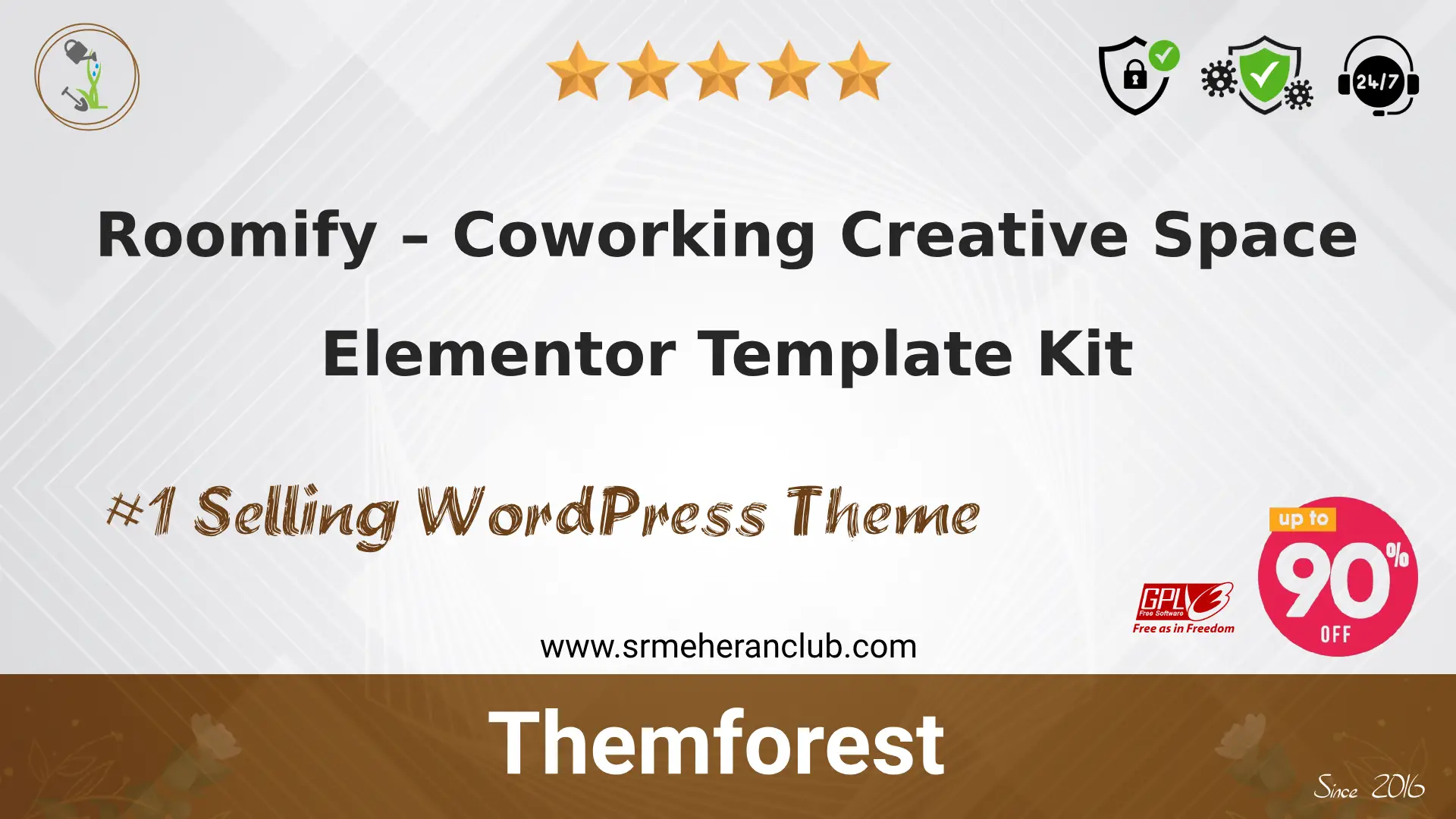 Roomify – Coworking Creative Space Elementor Template Kit