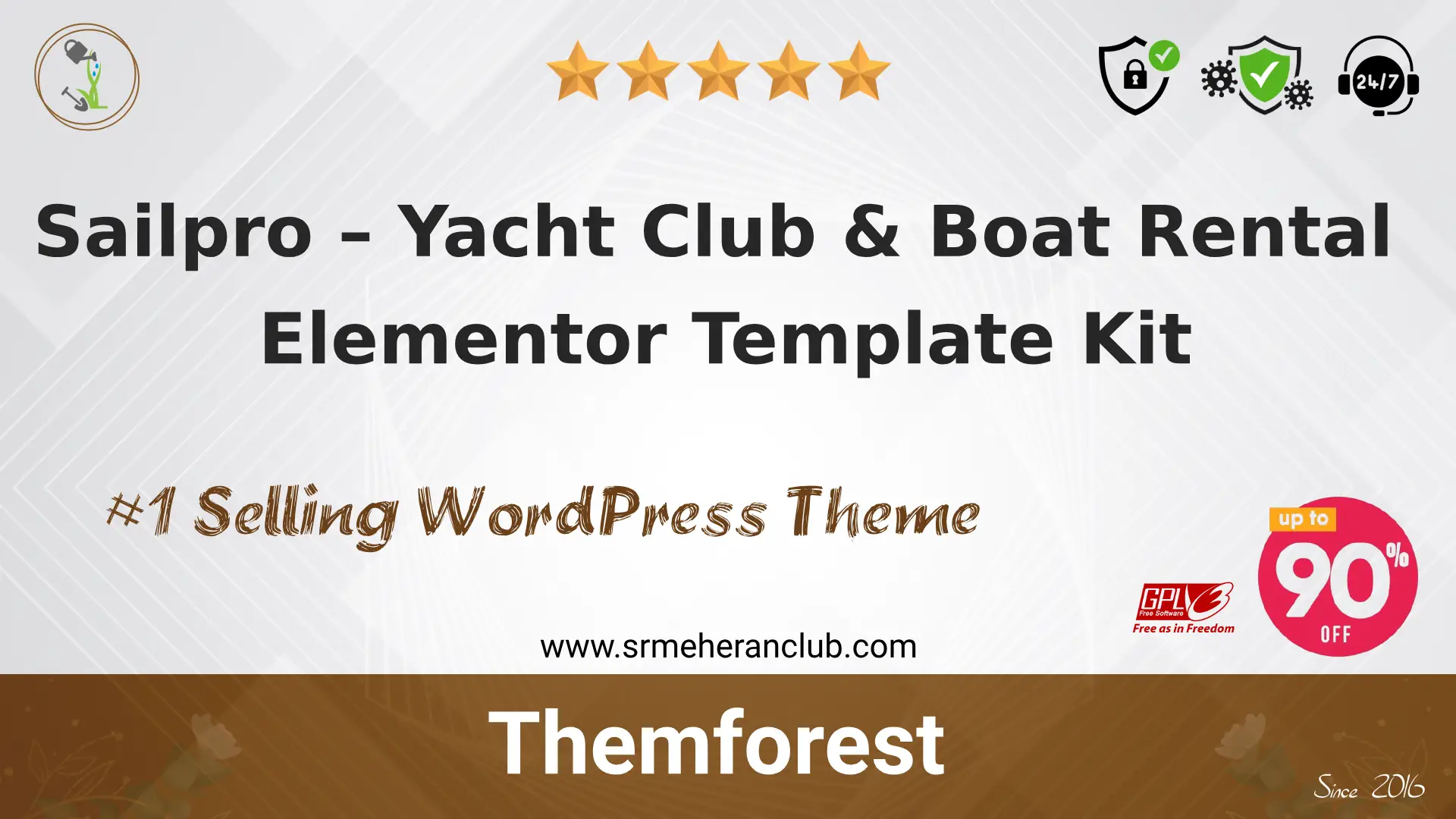 Sailpro – Yacht Club & Boat Rental Elementor Template Kit