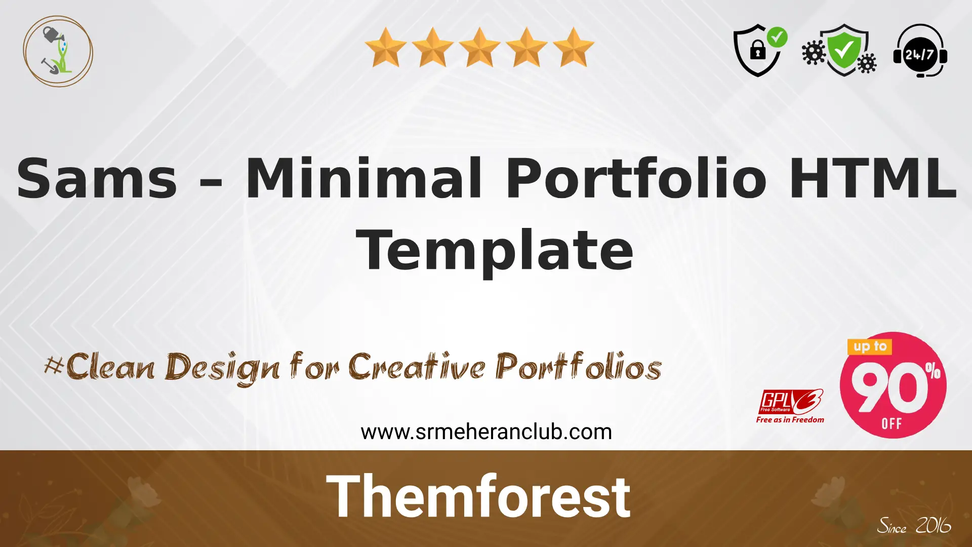 Sams – Minimal Portfolio HTML Template