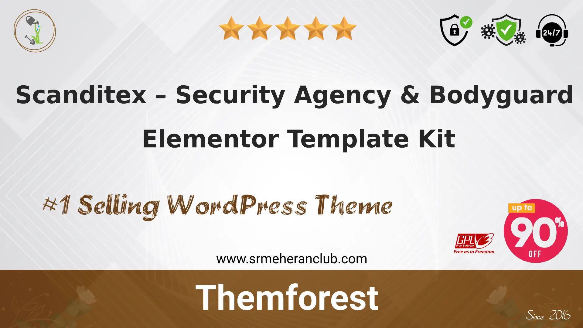 Scanditex – Security Agency & Bodyguard Elementor Template Kit