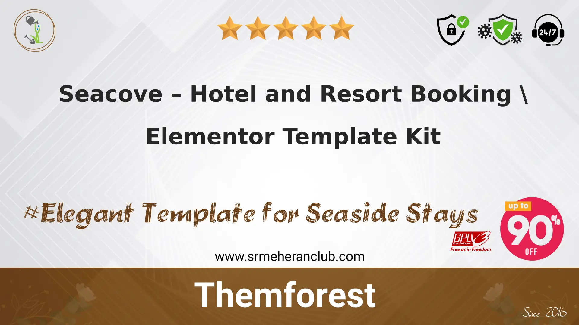 Seacove – Hotel and Resort Booking Elementor Template Kit