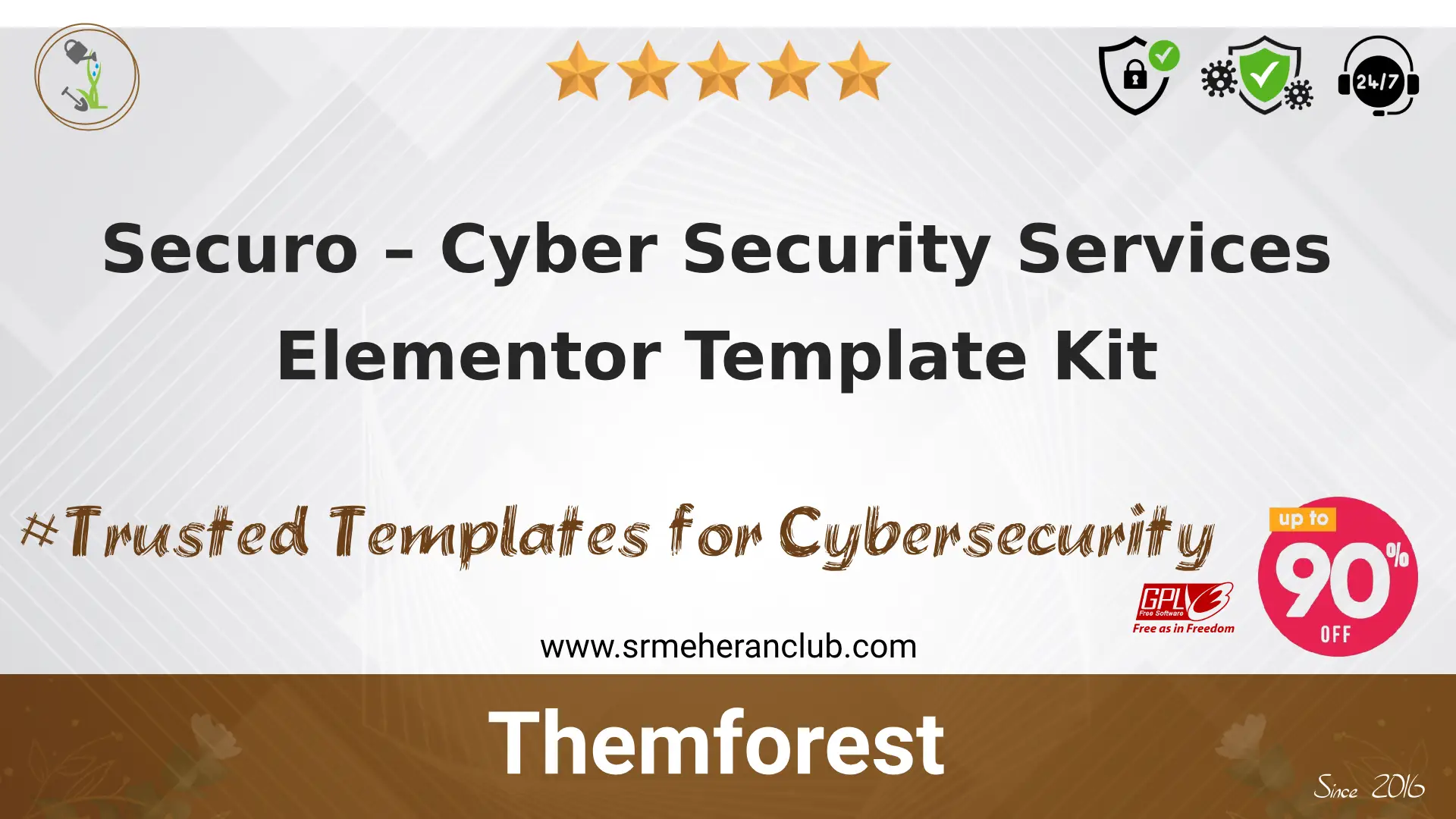 Securo – Cyber Security Services Elementor Template Kit