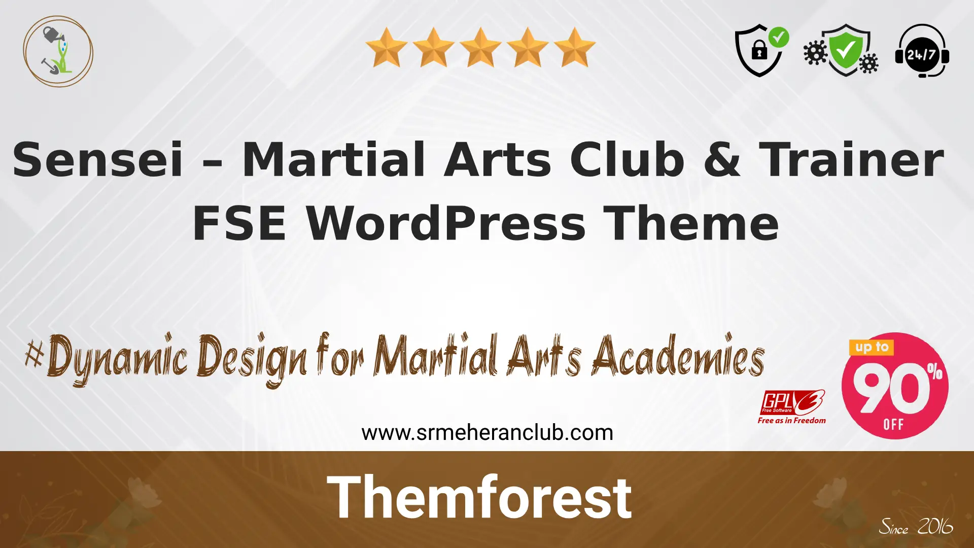 Sensei – Martial Arts Club & Trainer FSE WordPress Theme