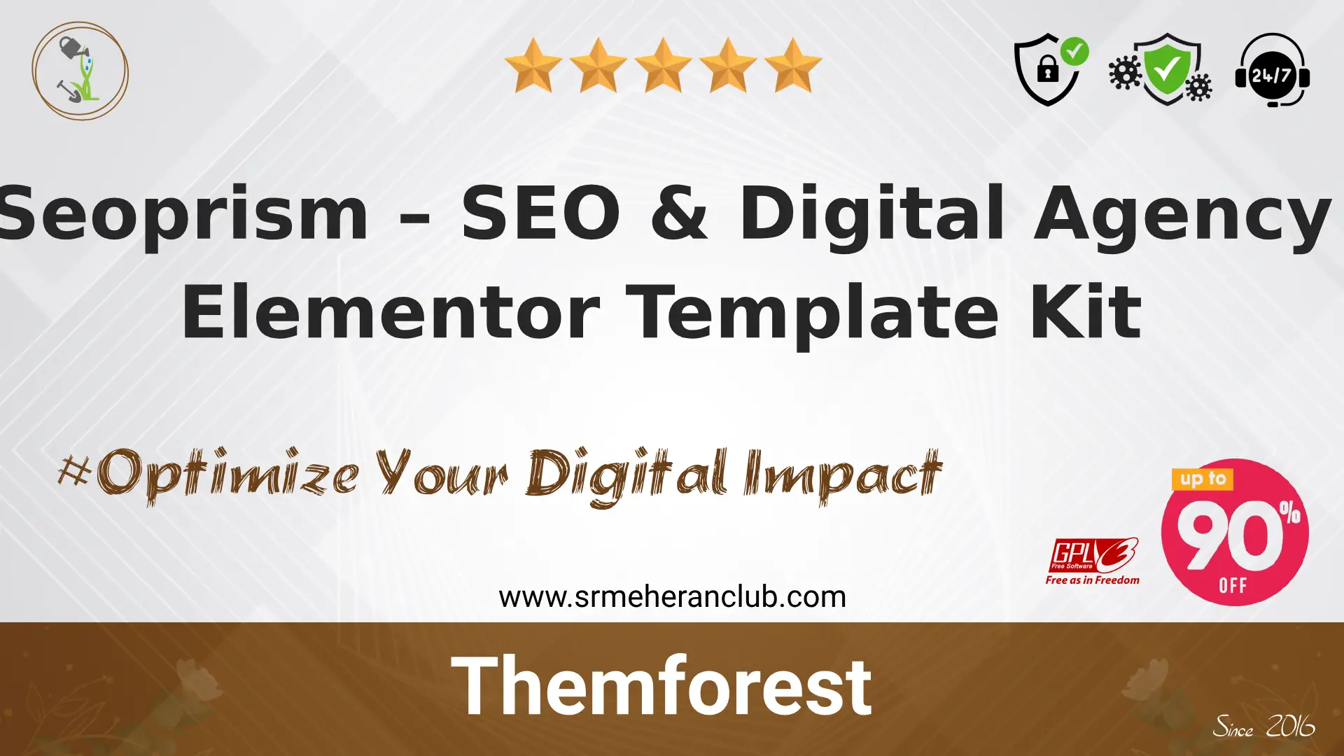 Seoprism – SEO & Digital Agency Elementor Template Kit