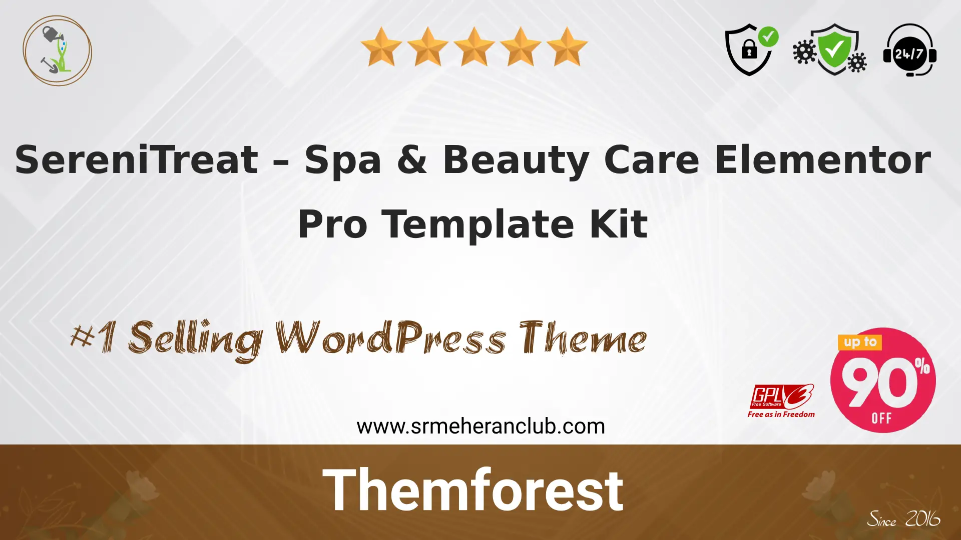 SereniTreat – Spa & Beauty Care Elementor Pro Template Kit