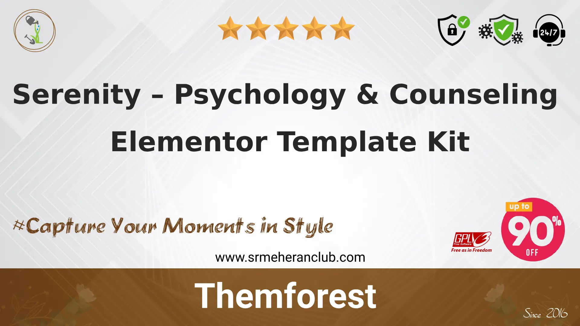 Serenity – Psychology & Counseling Elementor Template Kit