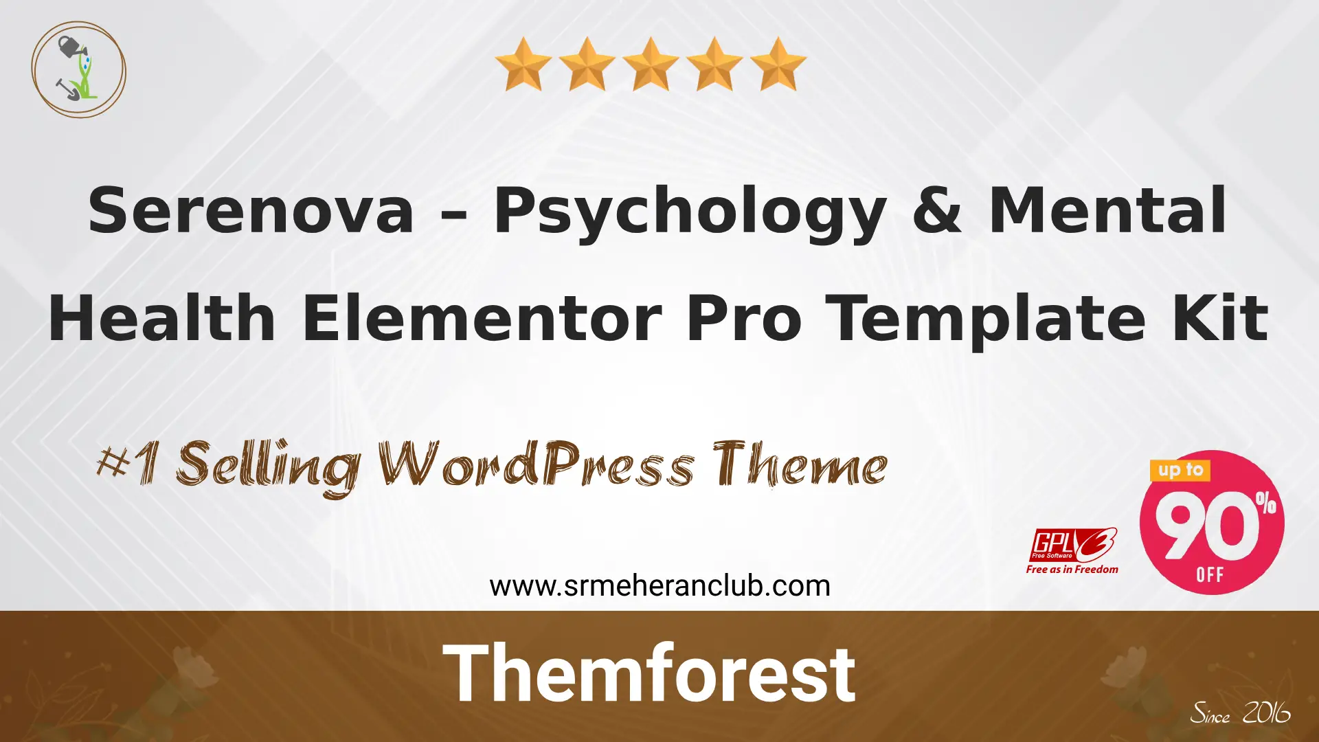 Serenova – Psychology & Mental Health Elementor Pro Template Kit