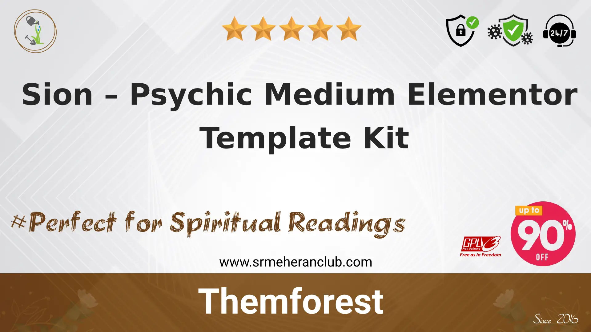 Sion – Psychic Medium Elementor Template Kit