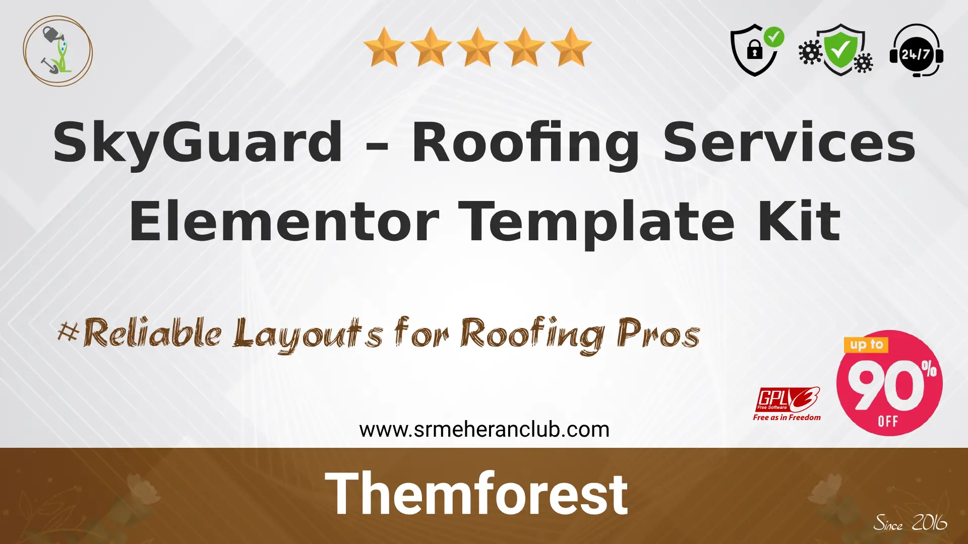 SkyGuard – Roofing Services Elementor Template Kit — Elementor Kit by Themeforest