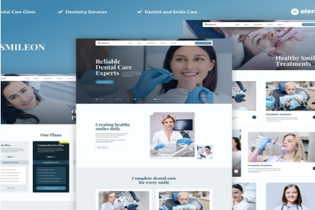 Product Image - Smileon – Dentist & Dental Clinic Elementor Pro Template Kit