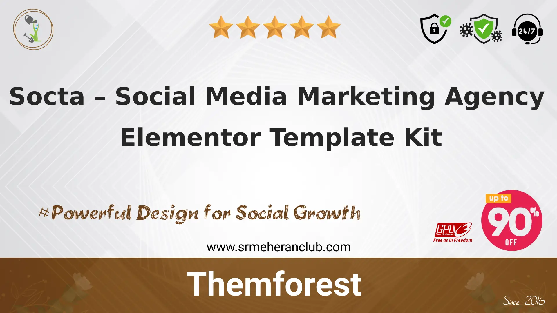 Socta – Social Media Marketing Agency Elementor Template Kit