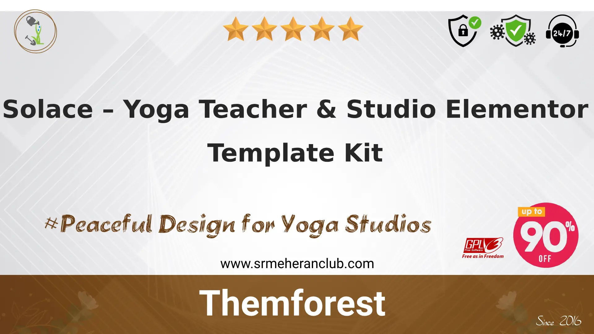 Solace – Yoga Teacher & Studio Elementor Template Kit
