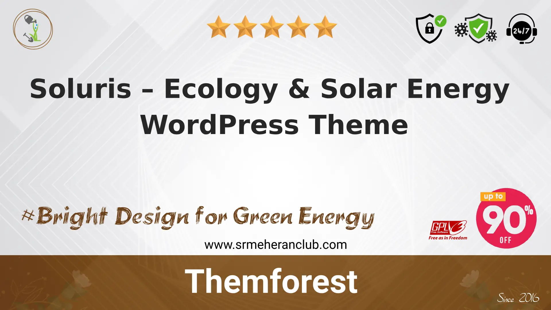 Soluris – Ecology & Solar Energy WordPress Theme — Theme by Themeforest