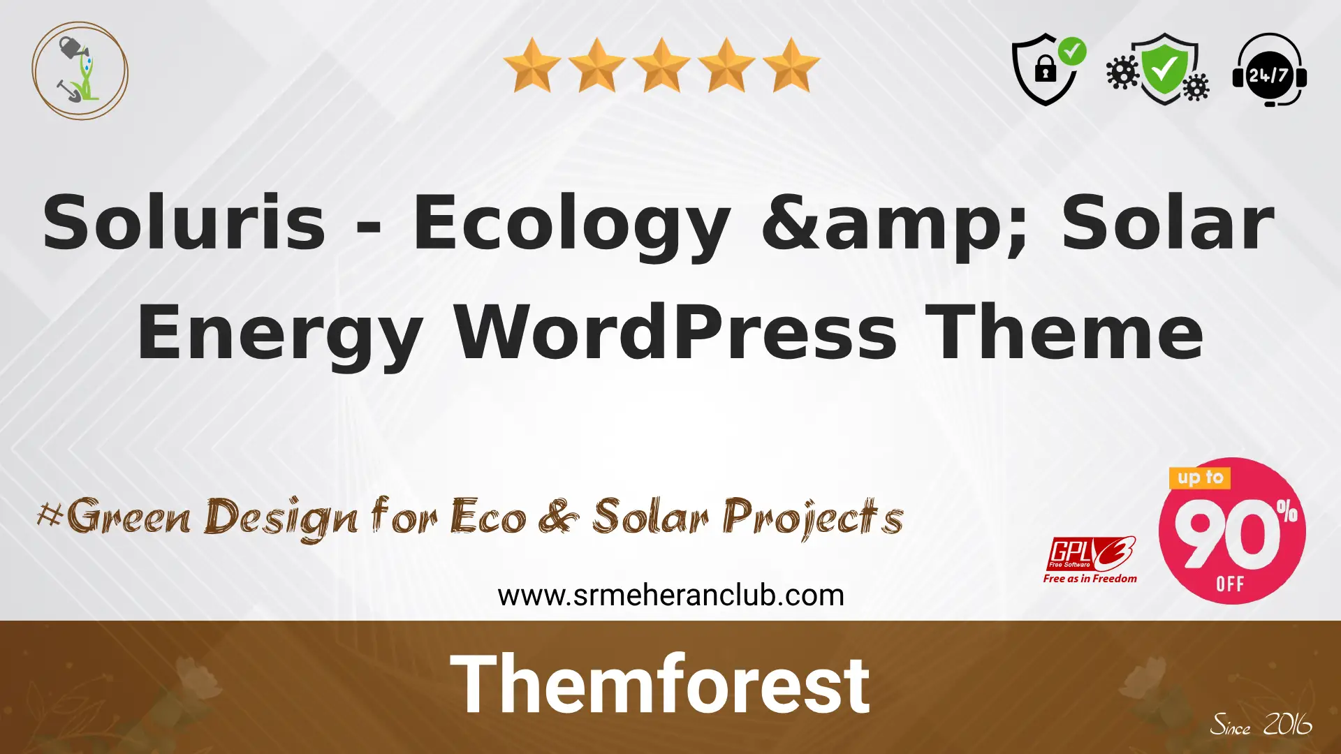 Soluris – Ecology & Solar Energy WordPress Theme — Theme by Themeforest