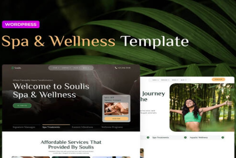 Soulis – Spa Elementor Pro Template Kit