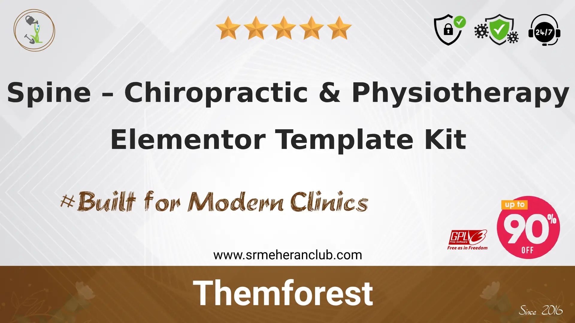 Spine – Chiropractic & Physiotherapy Elementor Template Kit
