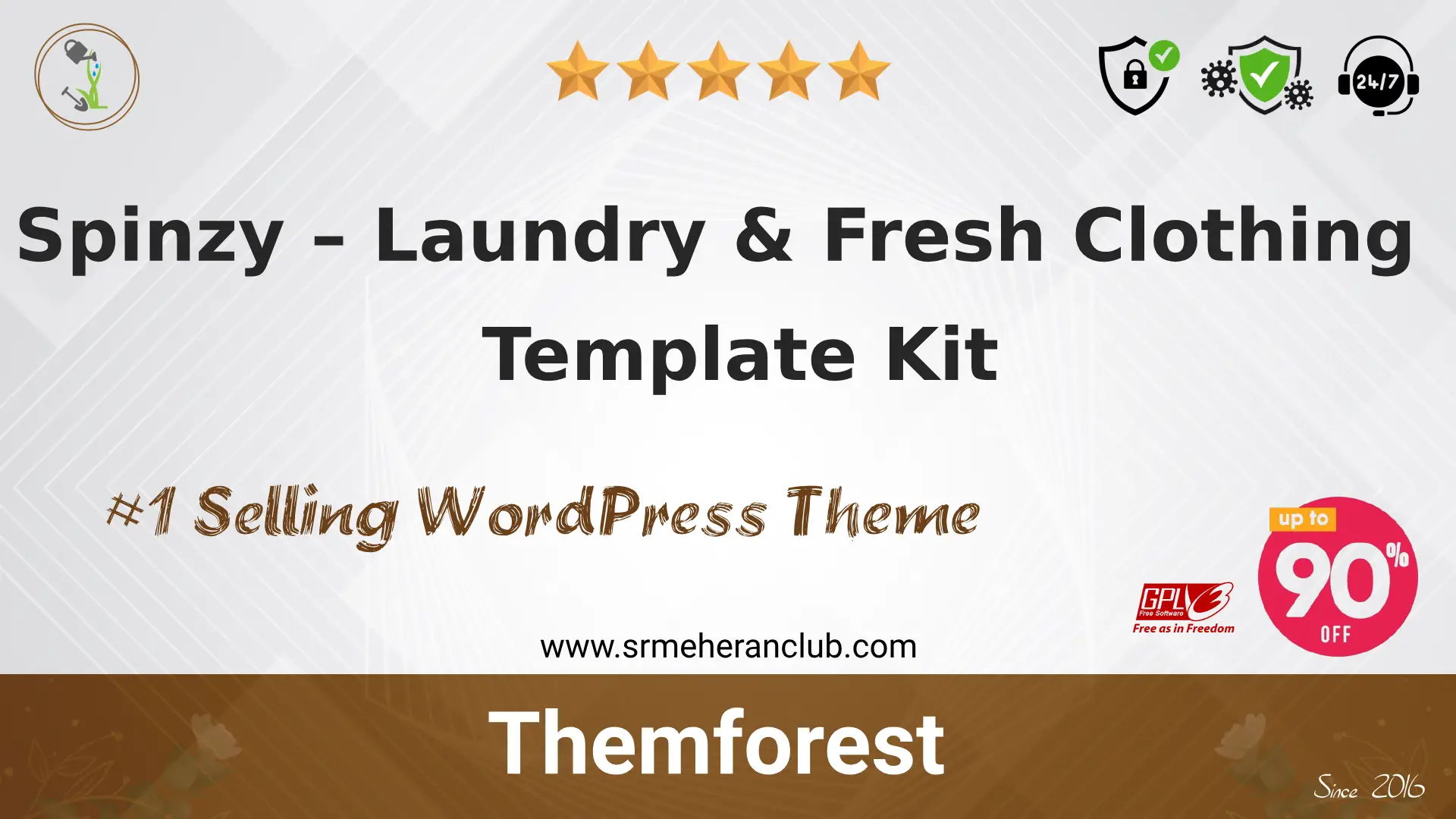 Spinzy – Laundry & Fresh Clothing Elementor Template Kit — Elementor Kit by Themeforest