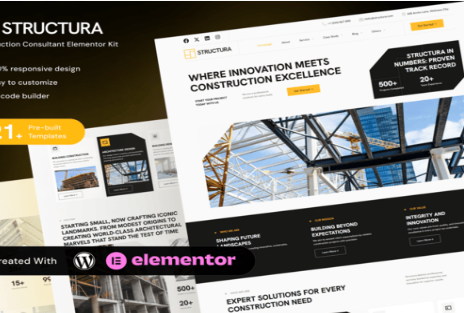 Product Image - Structura – Construction Consultant Elementor Template Kit