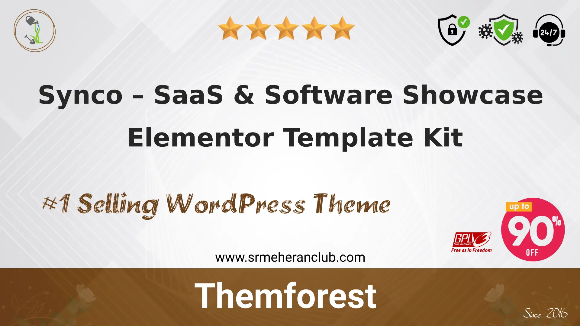 Synco – SaaS & Software Showcase Elementor Template Kit — Elementor Kit by Themeforest