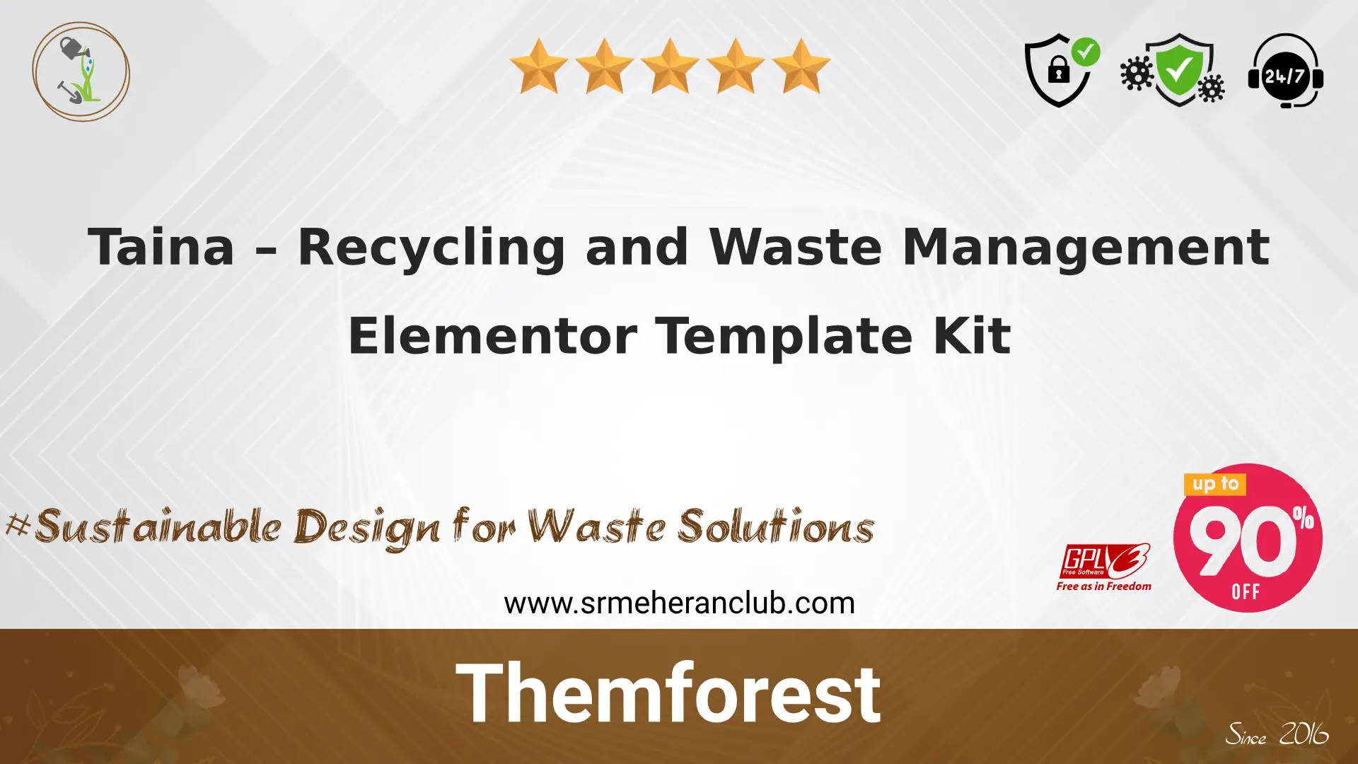 Taina – Recycling and Waste Management Elementor Template Kit — Elementor Kit by Themeforest
